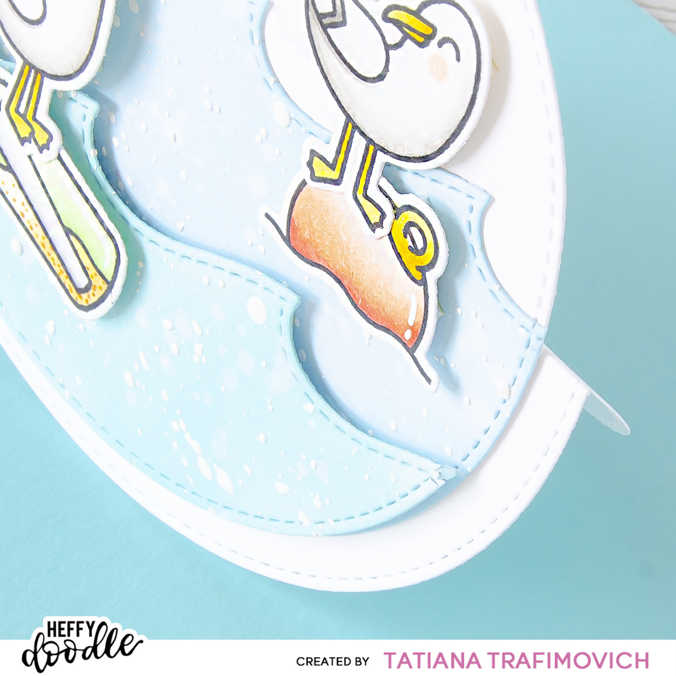 Hope To SEA You Soon #handmade card by Tatiana Trafimovich #tatianacraftandart - You Go, Gull stamp set by Heffy Doodle #heffydoodle