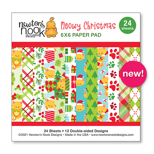 Newton's Nook Designs Meowy Christmas stamp set 