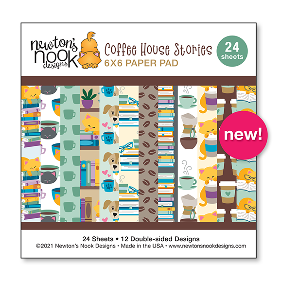 Newton's Nook Designs Coffee House Stories Paper Pad