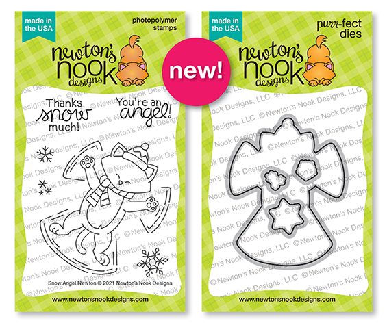 Newton's Nook Designs Snow Angel Newton stamp set