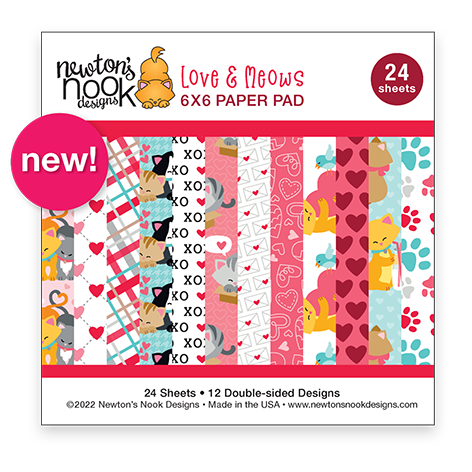 Newton's Nook Designs Love & Meows Paper Pad