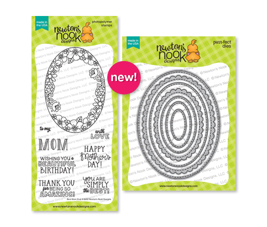 Newton's Nook Designs Best Mom Stamp Set