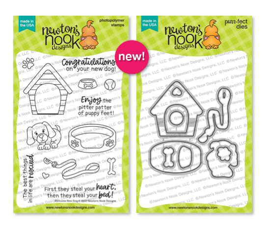 Newton's Nook Designs Welcome New Dog Stamp Set