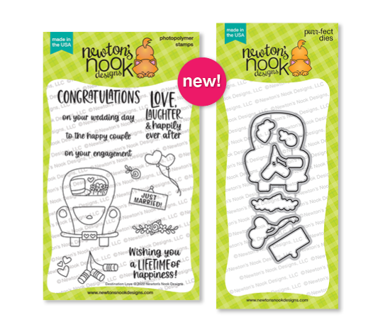 Newton's Nook Designs Destination Love Stamp Set