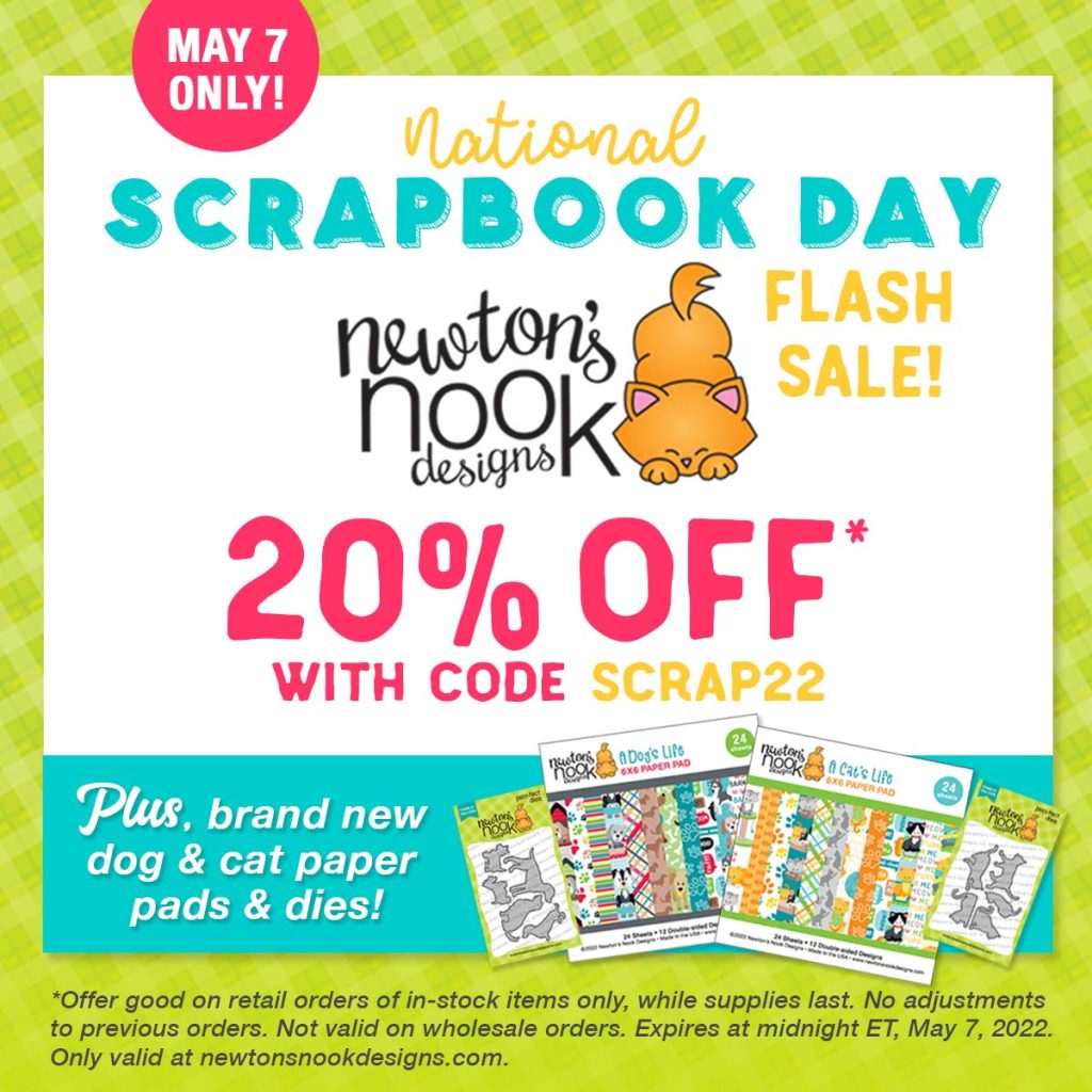 Newton's Nook Designs Scrapbook Day Sale Graphic