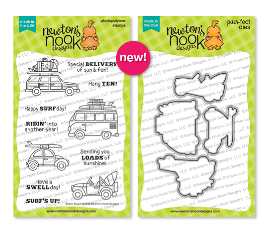 Newton's Nook Designs Beach Bound Stamp Set