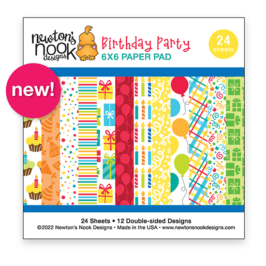 Newton's Nook Designs Birthday Party Paper Pad