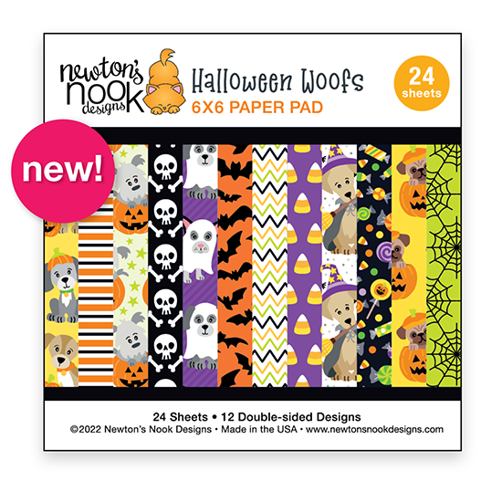 Newton's Nook Designs Halloween Woofs Paper Pad