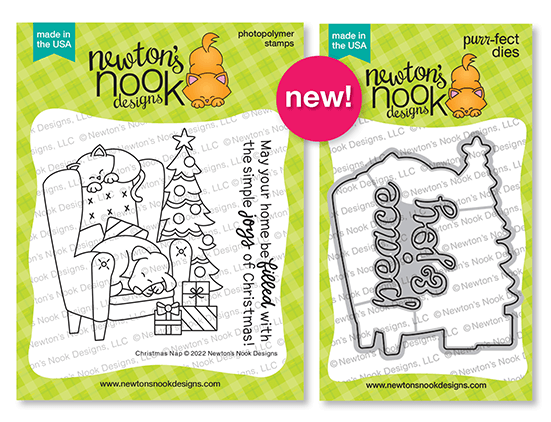 Newton's Nook Designs Christmas Nap Stamp Set