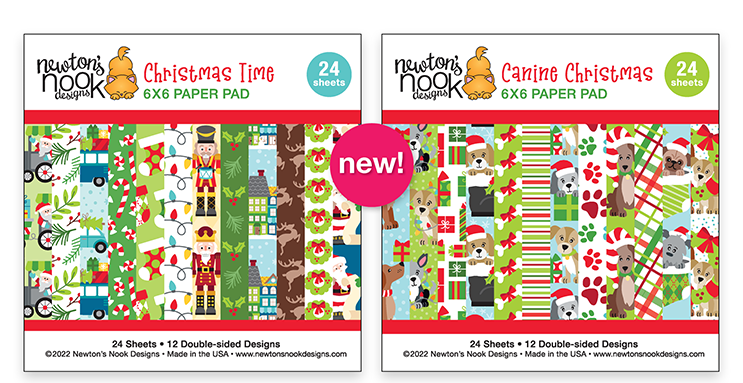 Newton's Nook Designs Christmas Time and Canine Christmas Paper Pads