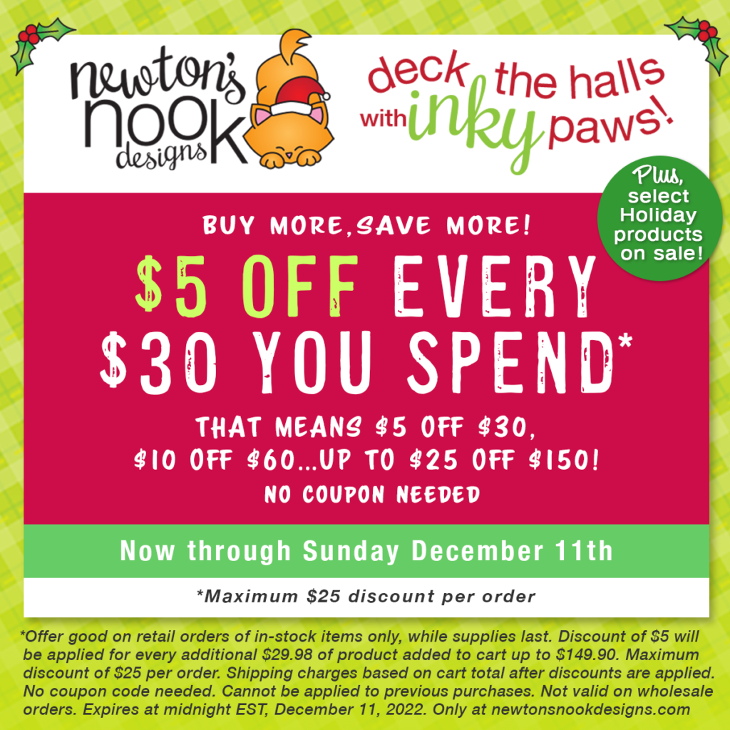 Newton's Nook Designs Deck The Halls Sale