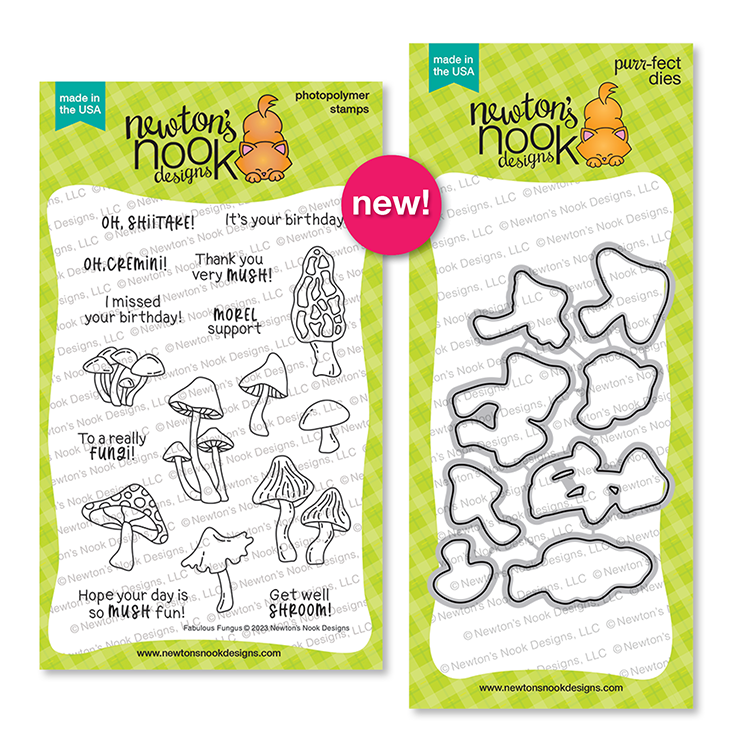 Newton's Nook Designs Fabulous Fungus Stamp Set