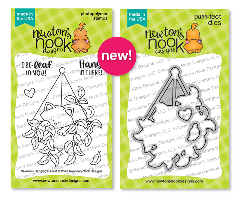 Newton's Nook Designs Newton's Hanging Basket Stamp Set