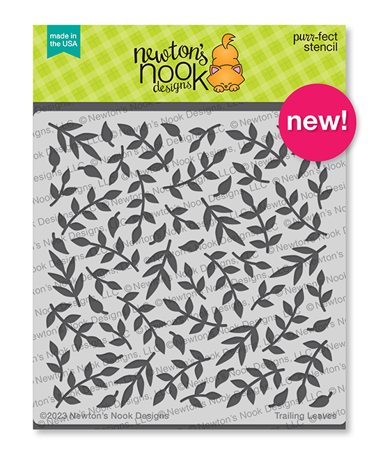 Newton's Nook Designs Trailing Leaves Stencil