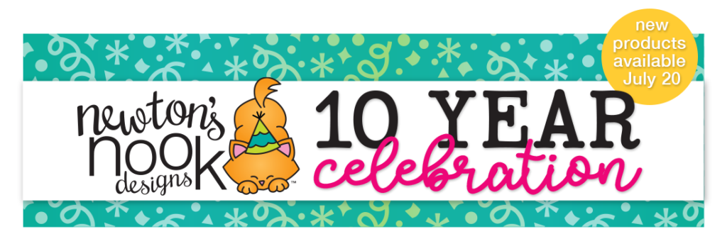 Newton's Nook Design 10 Year Celebration Release Banner