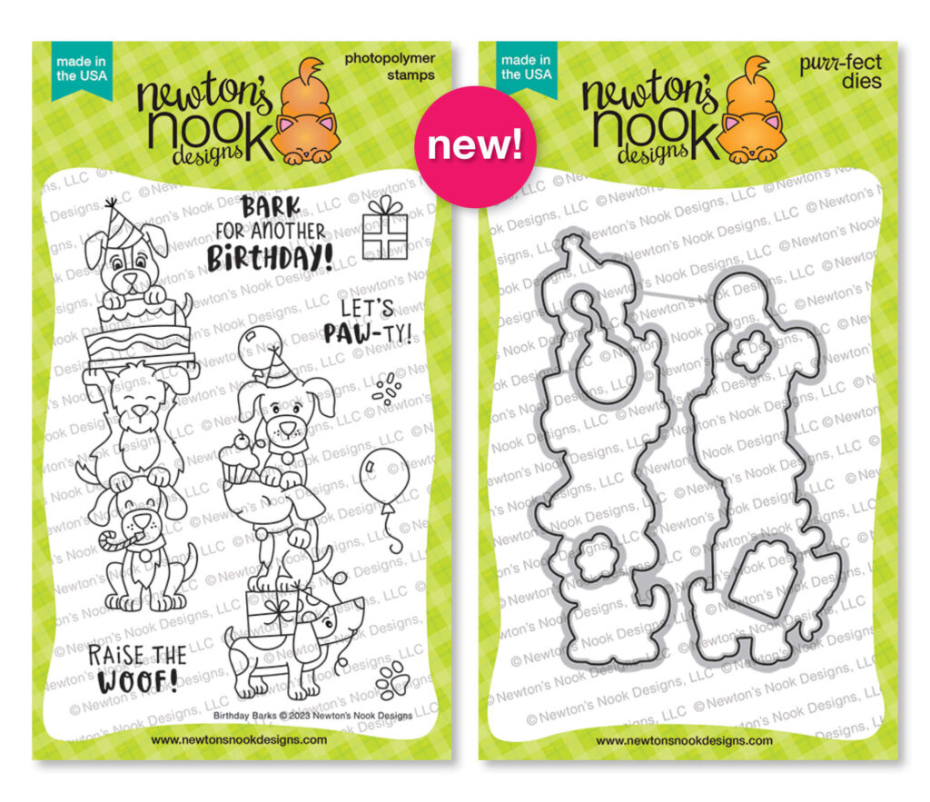 Newton's Nook Designs Newton's Birthday Barks Stamp Set