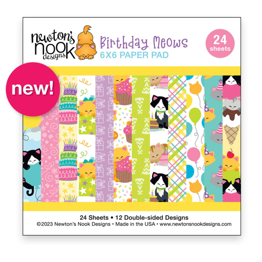 Newton's Nook Designs Birthday Meows Paper Pad