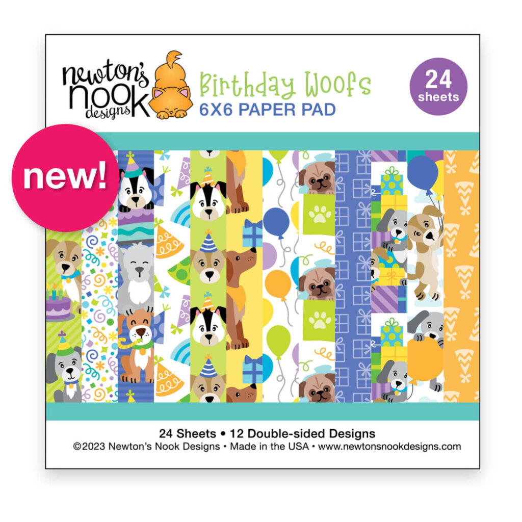 Newton's Nook Designs Birthday Woofs Paper Pad