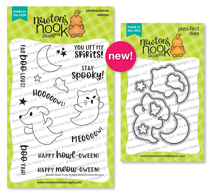 Newton's Nook Designs Ghostly Good Times Stamp Set