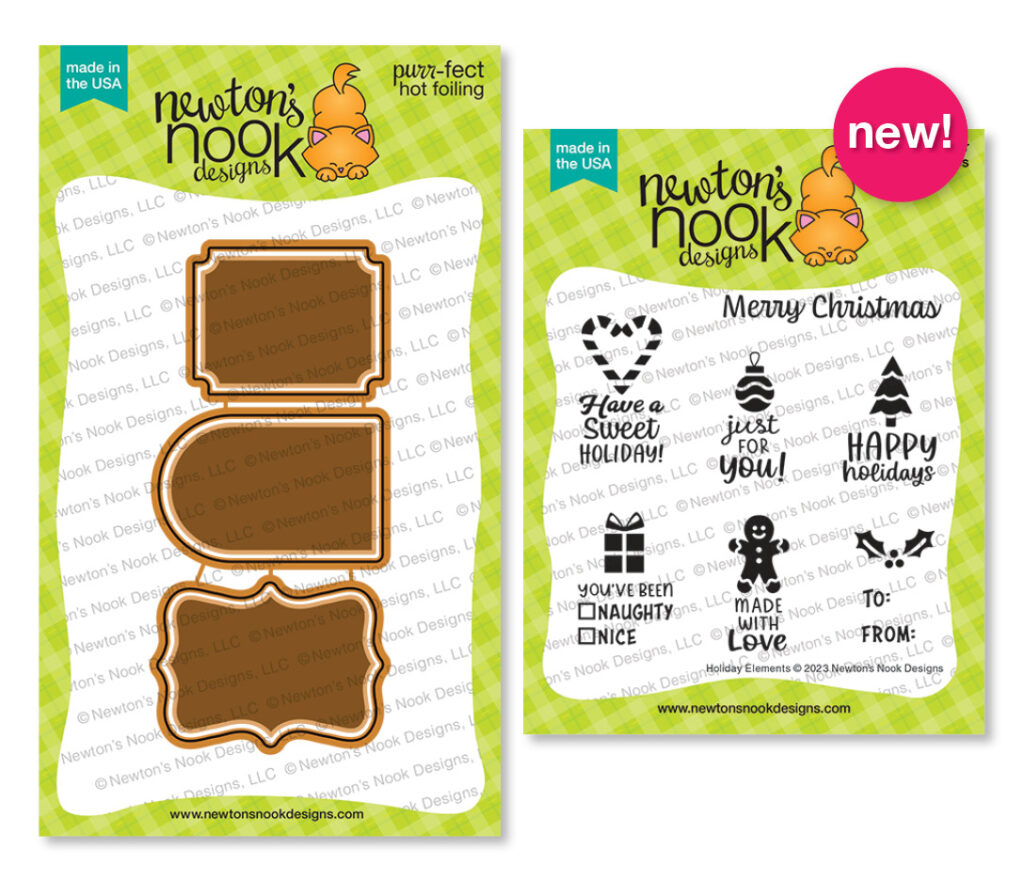 Newton's Nook Designs Holiday Elements Stamp Set