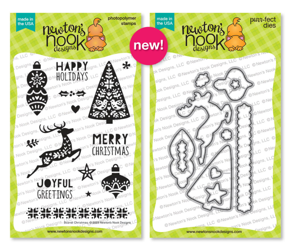 Newton's Nook Designs Scandi Christmas Stamp Set