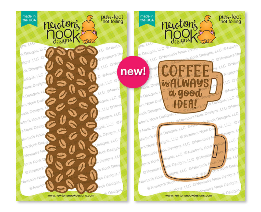 Newton's Nook Designs Coffee Hot Foil Plates