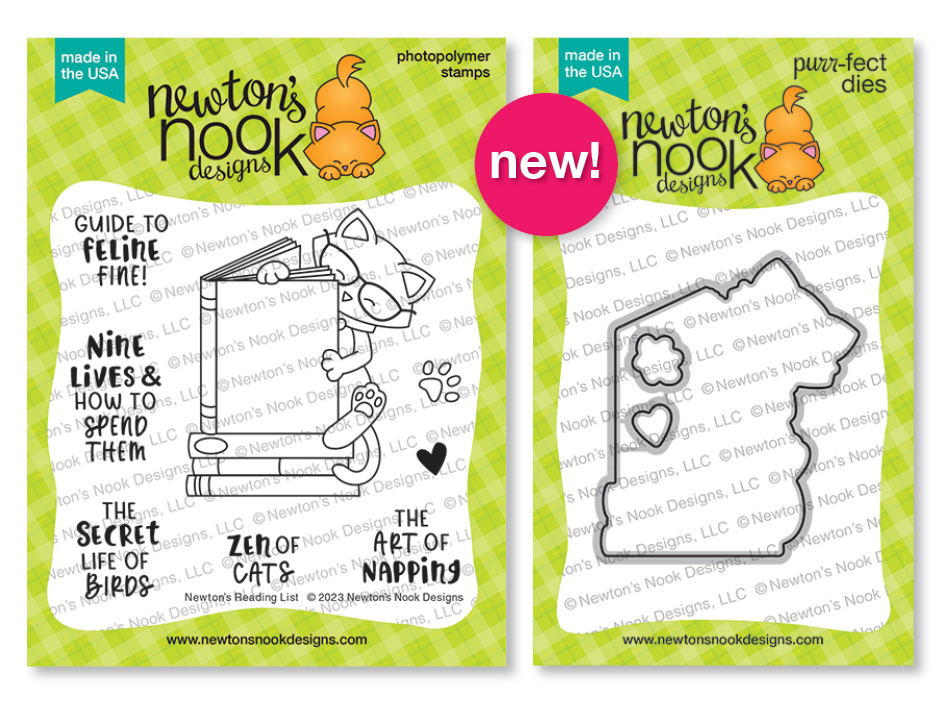Newton's Nook Designs Newton's Reading List Stamp Set