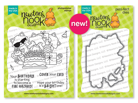 Newton's Nook Designs Newton's Bright Birthday Stamp Set