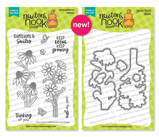 Newton's Nook Designs Floral Delights Stamp Set