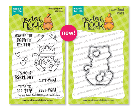 Newton's Nook Designs Newton's Bubble Tea Stamp Set