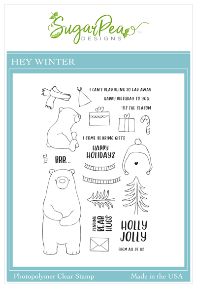 Hey Winter Stamp Set by SugarPea Designs #sugarpeadesigns