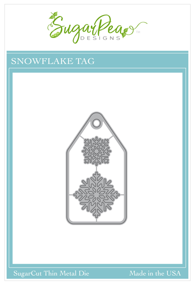 Snowflake Tag SugarCut by SugarPea Designs #sugarpeadesigns